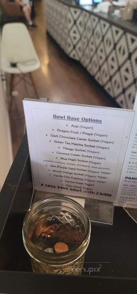 Sol Bol - Visalia, CA menu_pic
