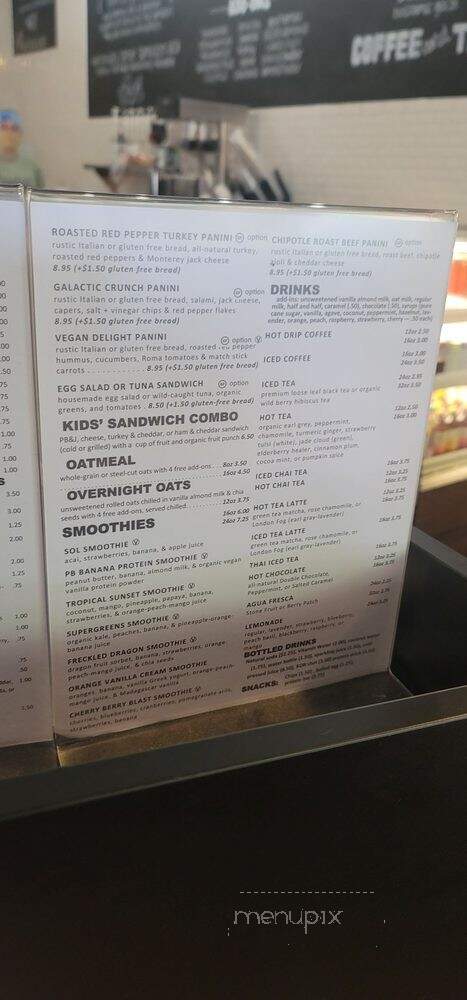 Sol Bol - Visalia, CA menu_pic