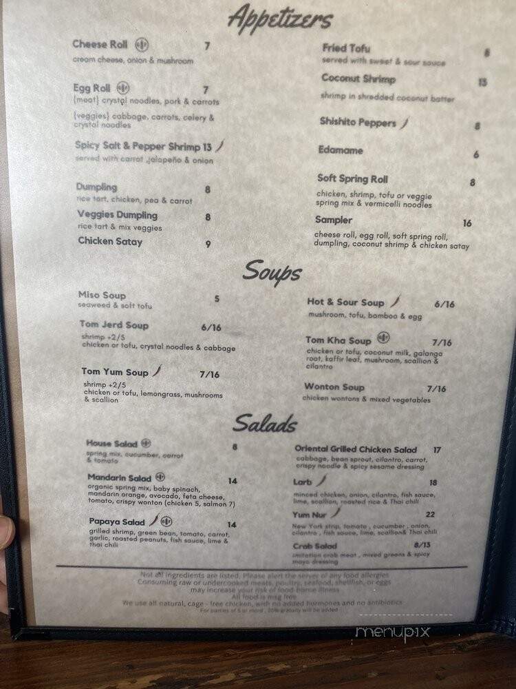 Greenmango by thaispice - Austin, TX menu_pic