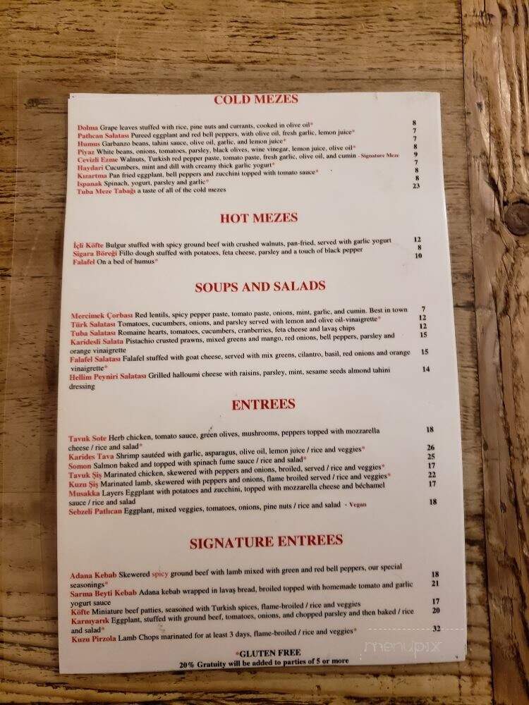 Tuba Express Palo Alto - Palo Alto, CA menu_pic