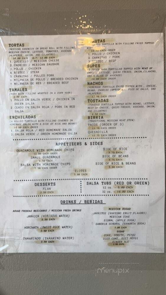 Taqueria Grande - New Britain, CT menu_pic