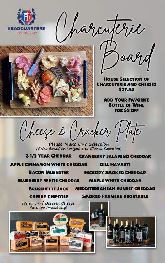 HEADQUARTERS - Lee's Summit, MO menu_pic