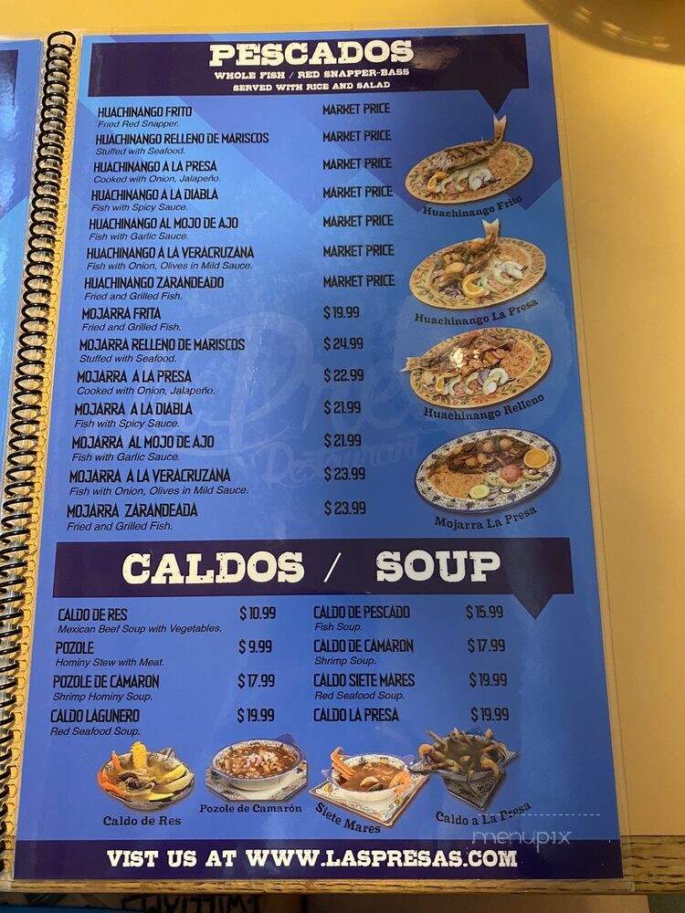 La Presa - Mount Prospect, IL menu_pic