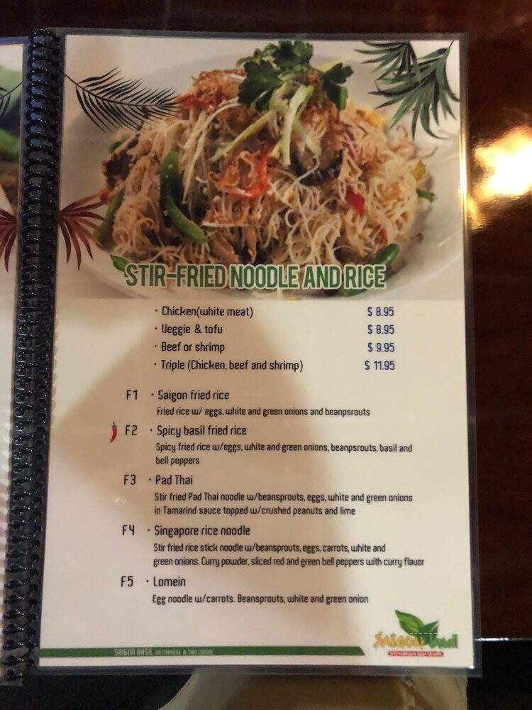 Saigon Basil - Mount Juliet, TN menu_pic