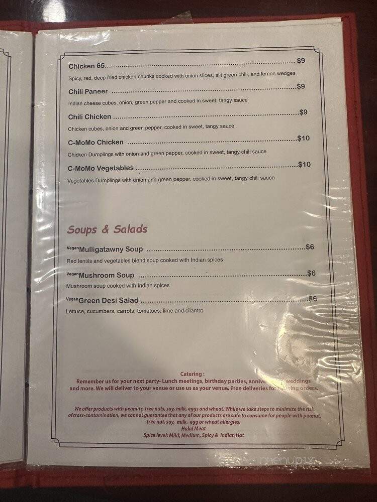 Taj Indian Restaurant and Bar - Port St. Lucie, FL menu_pic