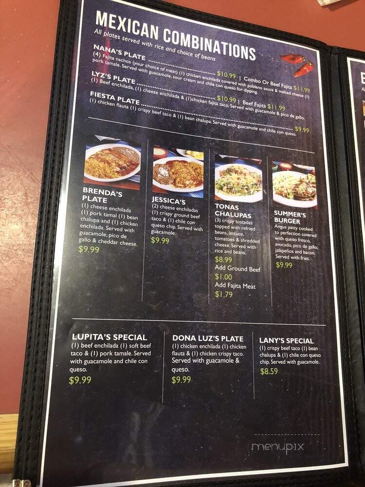 Casa Fiesta Bar & Grill - Texas City, TX menu_pic
