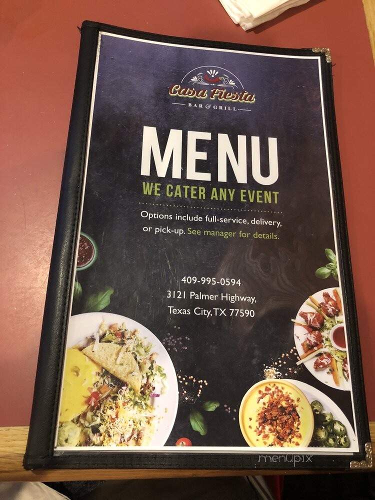 Casa Fiesta Bar & Grill - Texas City, TX menu_pic