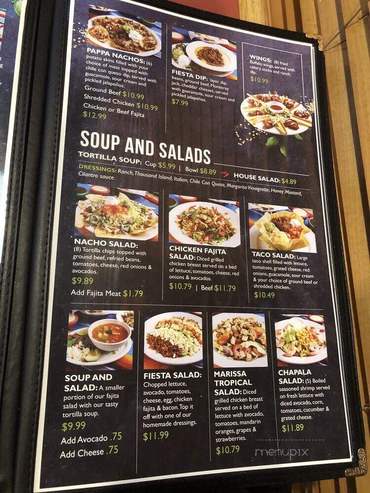 Casa Fiesta Bar & Grill - Texas City, TX menu_pic