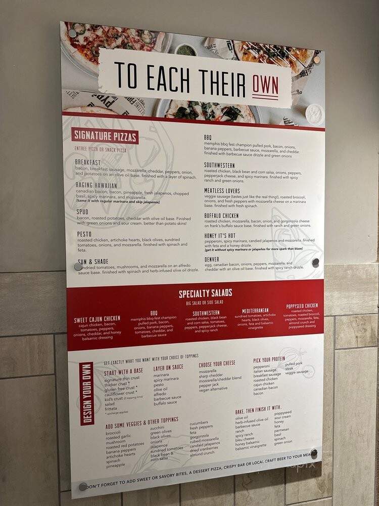 PYRO'S Fire Fresh Pizza - Hattiesburg, MS menu_pic