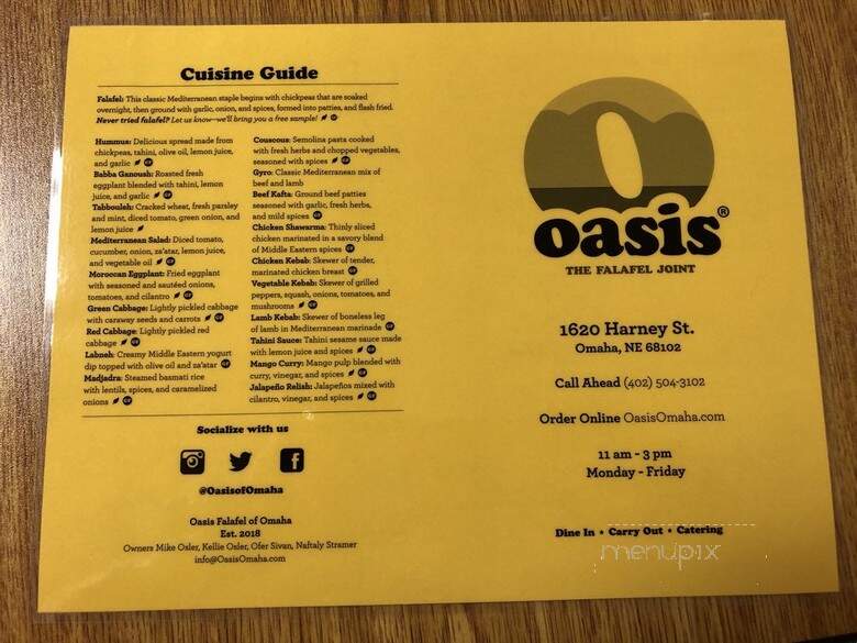 Oasis Falafel - Omaha, NE