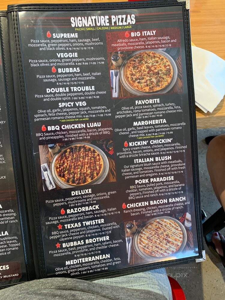 Brick Oven Pizza - Deer Park, TX menu_pic