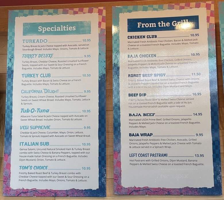 Board & Brew - Oceanside, CA menu_pic