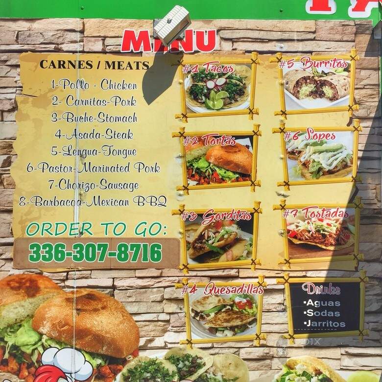 Taqueria El Gallito - High Point, NC menu_pic