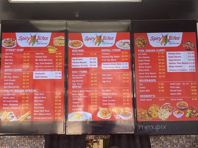Spicy Bites - Arlington, TX menu_pic
