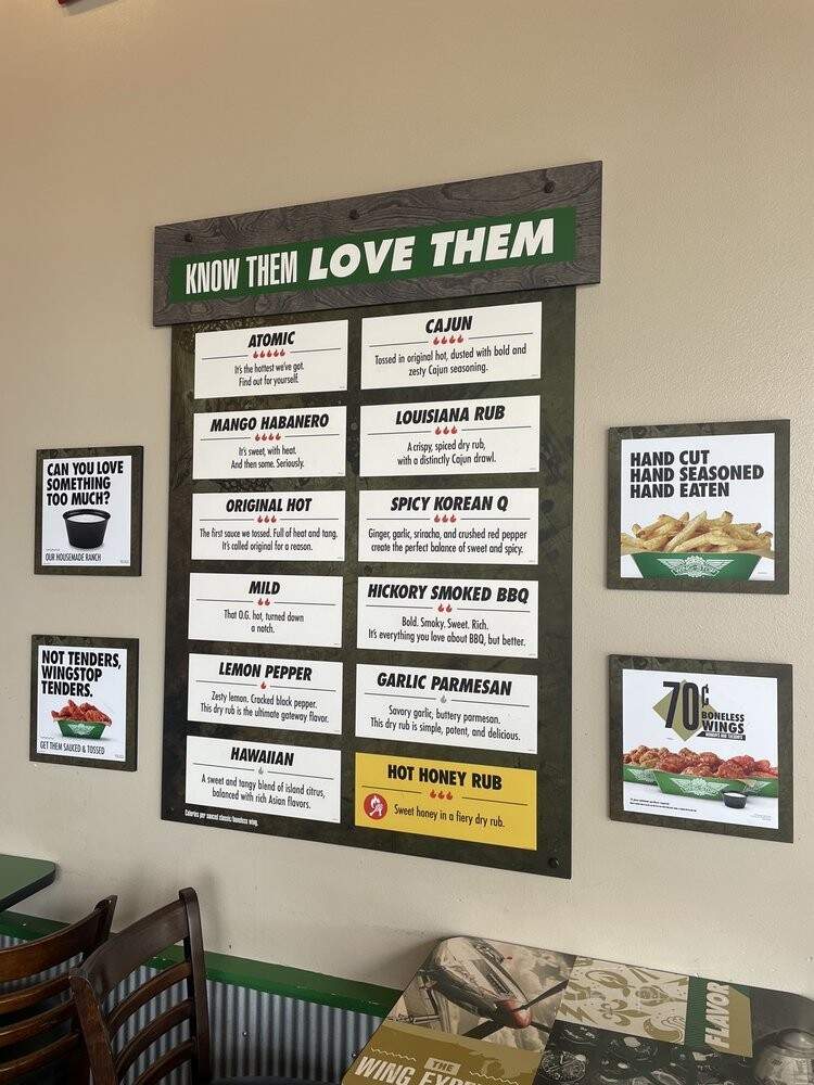 Wingstop - Oxnard, CA menu_pic