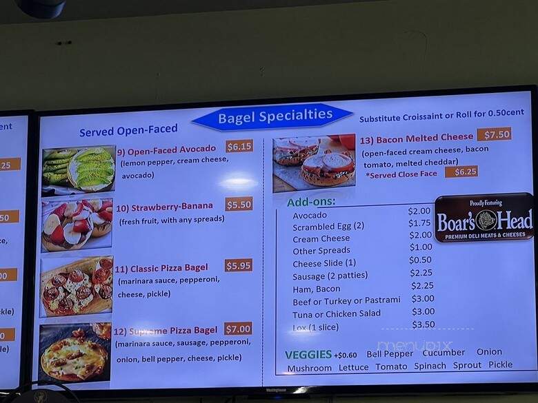 Bagels Tea - Huntington Beach, CA menu_pic