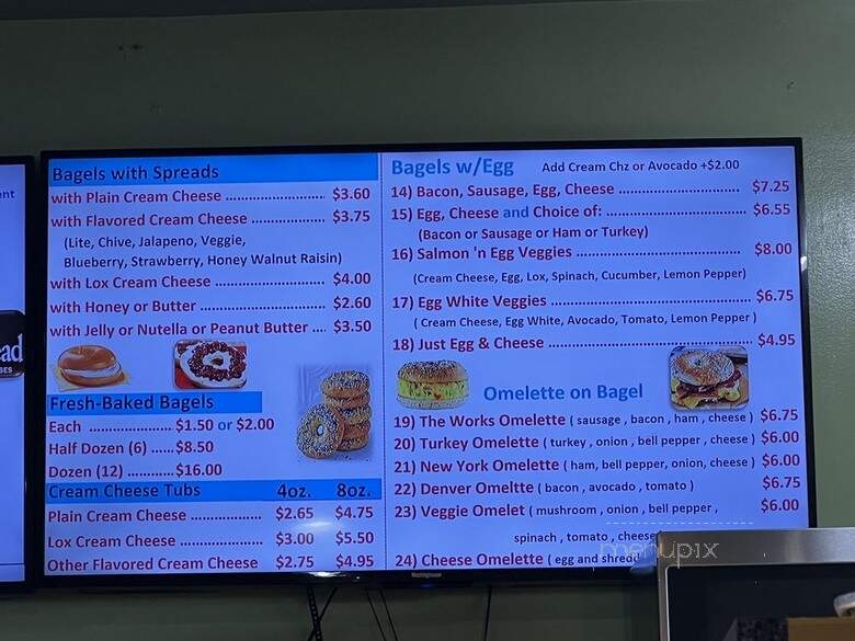 Bagels Tea - Huntington Beach, CA menu_pic