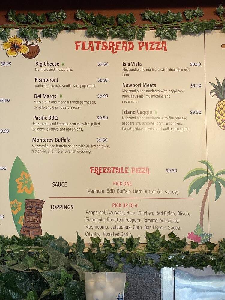 Rockfire Grill - Goleta, CA menu_pic