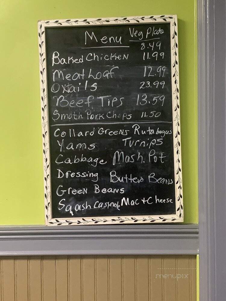 Zatie's Southern Cuisine - Center Point, AL menu_pic
