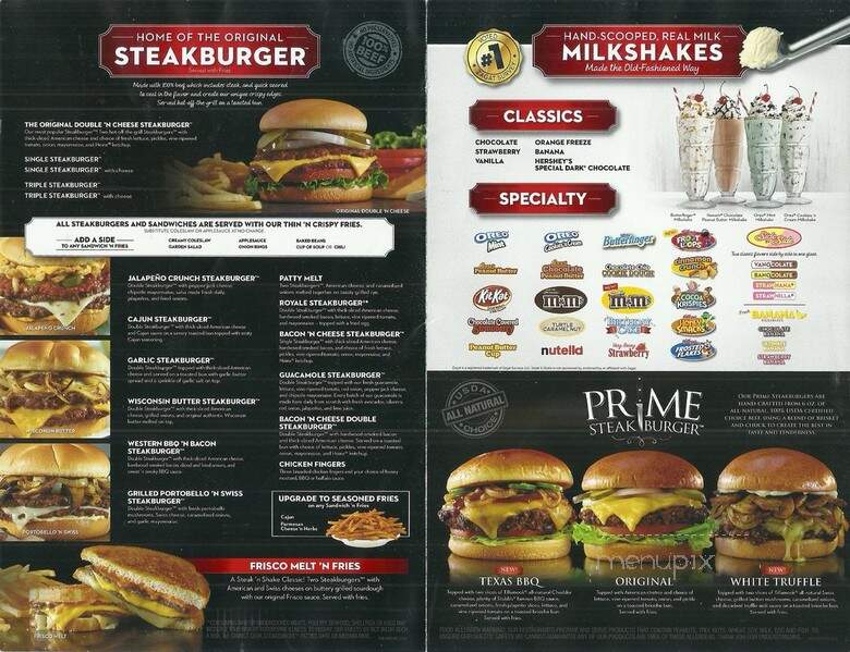 Steak 'n Shake - Chicago, IL menu_pic