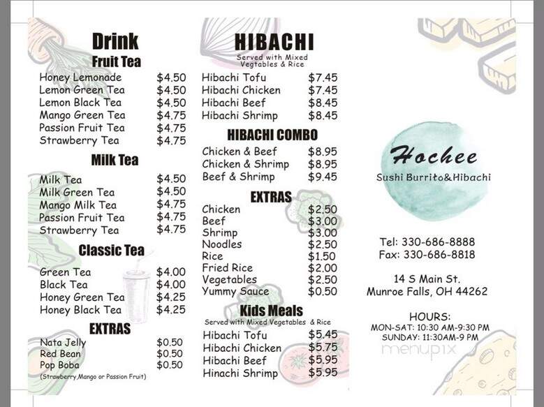 Hochee Sushi Burrito & Hibachi - Munroe Falls, OH