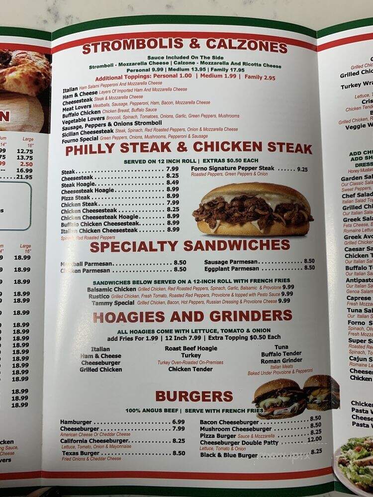 Fourno Pizza & Grill - Drexel Hill, PA menu_pic