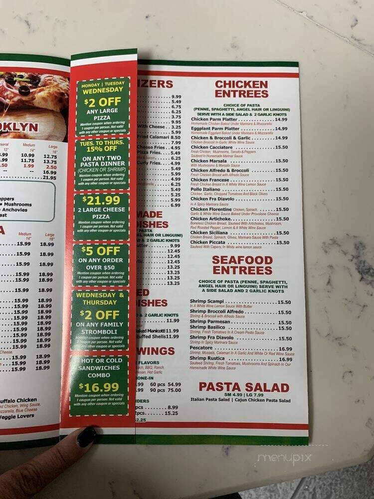 Fourno Pizza & Grill - Drexel Hill, PA menu_pic