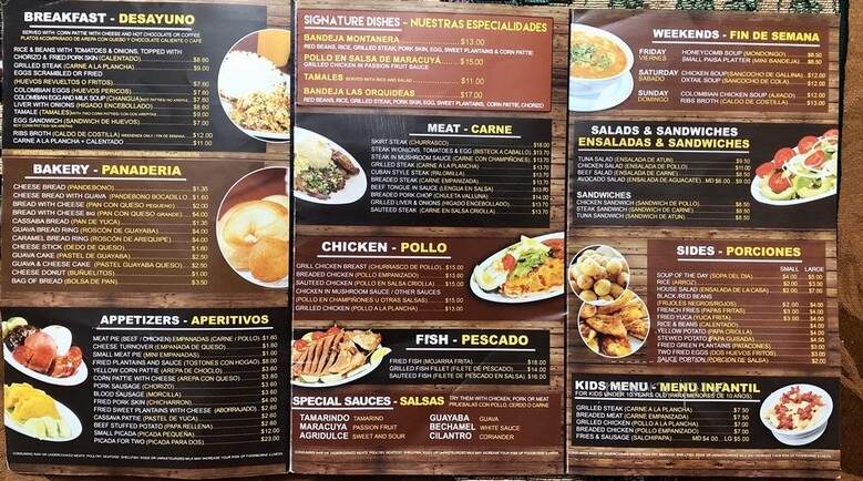 Las Orquideas Restaurant Pompano - Pompano Beach, FL menu_pic