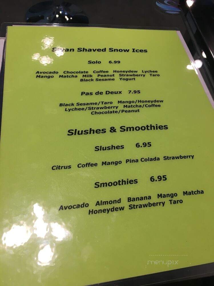 Swan Healthy Gourmet - Seattle, WA menu_pic