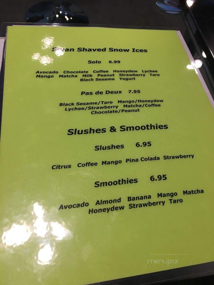 Swan Healthy Gourmet - Seattle, WA menu_pic