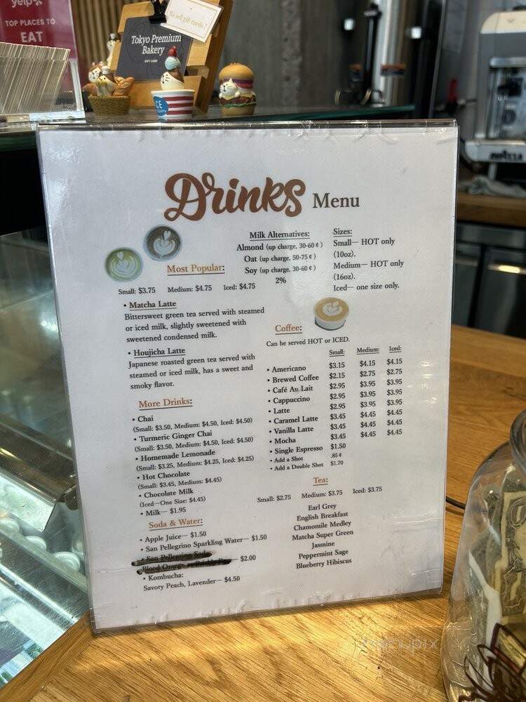 Tokyo Premium Bakery - Denver, CO menu_pic