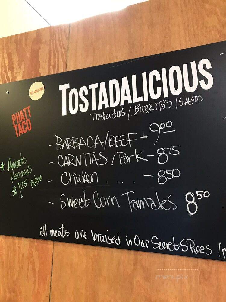 Tostadalicious - Westerville, OH menu_pic