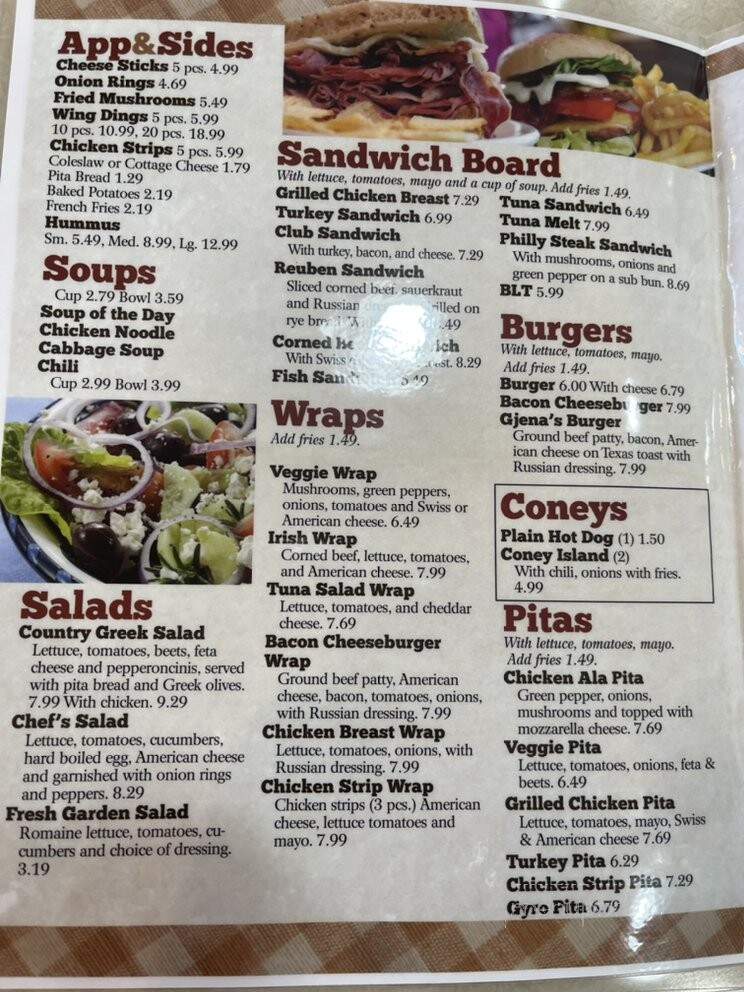 Gjenas Grill Delicious - Warren, MI menu_pic