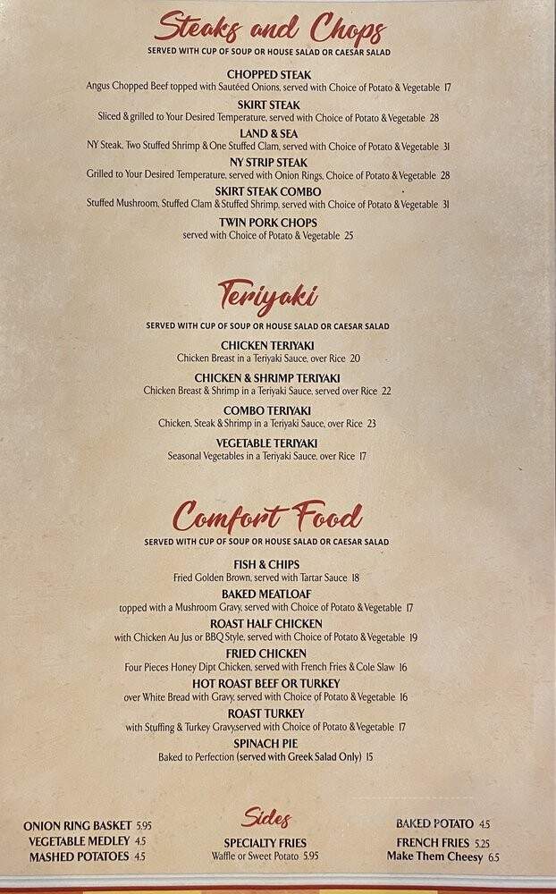 D-lux Diner - Wallkill, NY menu_pic