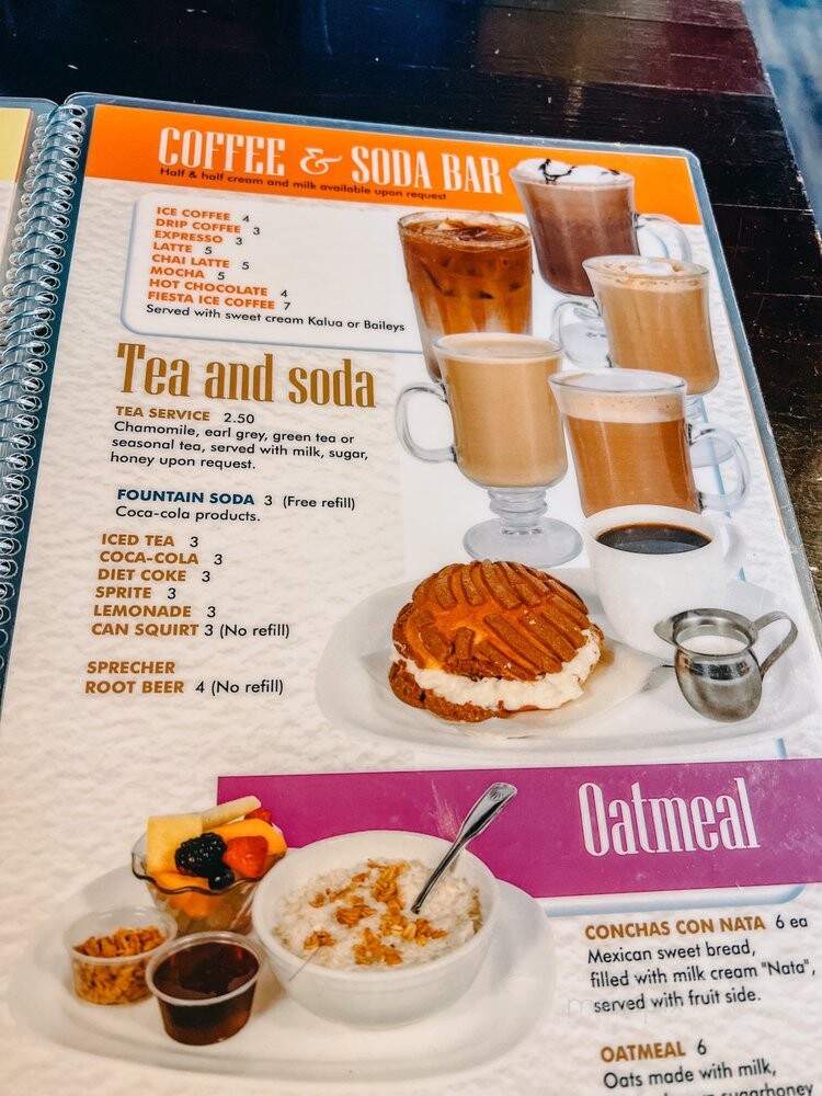 Fiesta Cafe - Milwaukee, WI menu_pic
