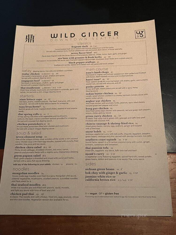 Wild Ginger - Seattle, WA