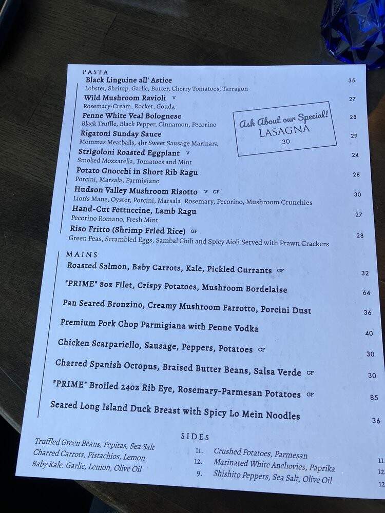 Maria - New Rochelle, NY menu_pic