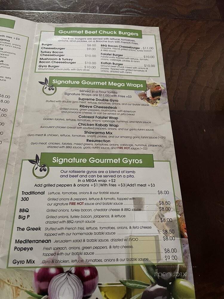 Olive Falafel and Deli - Middletown, NY menu_pic