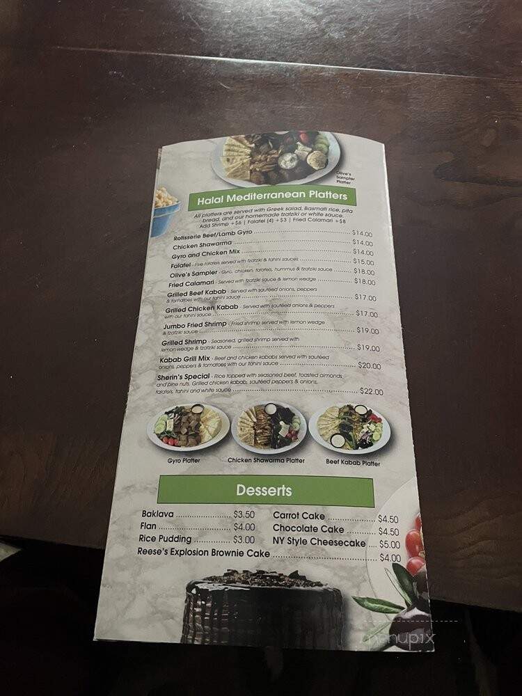 Olive Falafel and Deli - Middletown, NY menu_pic