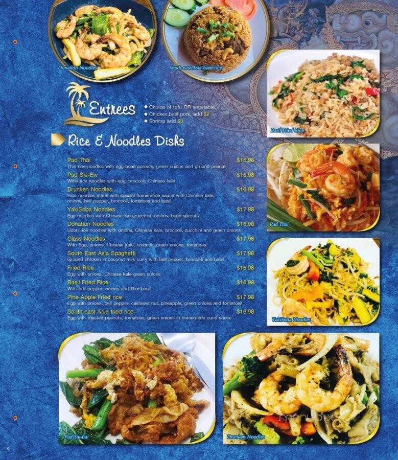 South East Asia Kaua'i - Lihue, HI menu_pic