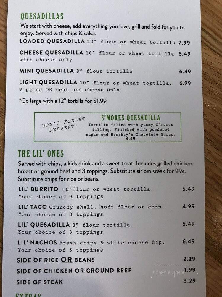Surcheros Fresh Grill - Valdosta, GA menu_pic