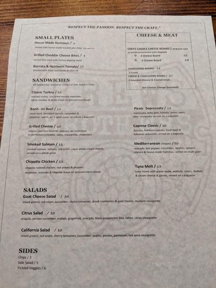 Brews Brothers - North Hollywood, CA menu_pic