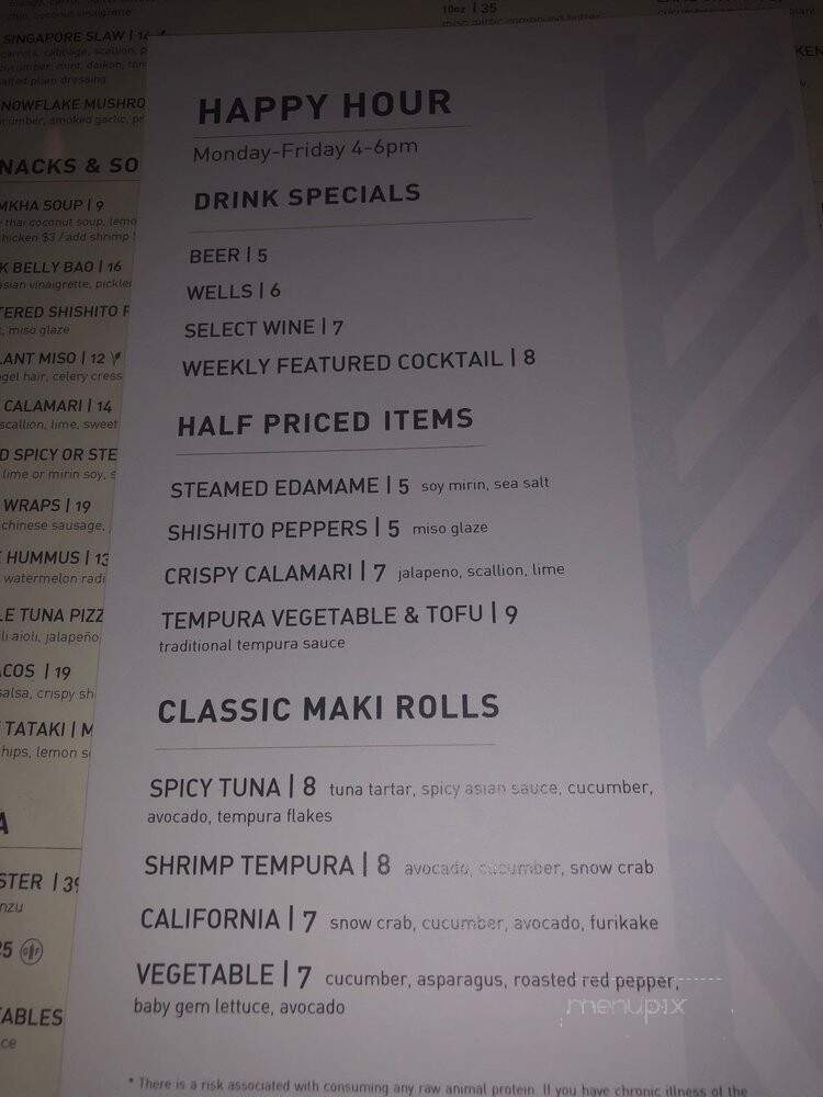 Kai Asian Bistro - Plano, TX menu_pic