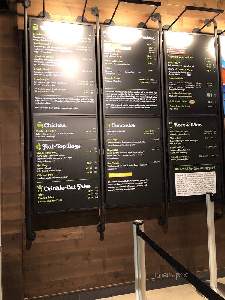 Shake Shack - Hartsdale, NY menu_pic