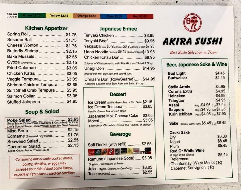 Akira sushi - Portland, OR