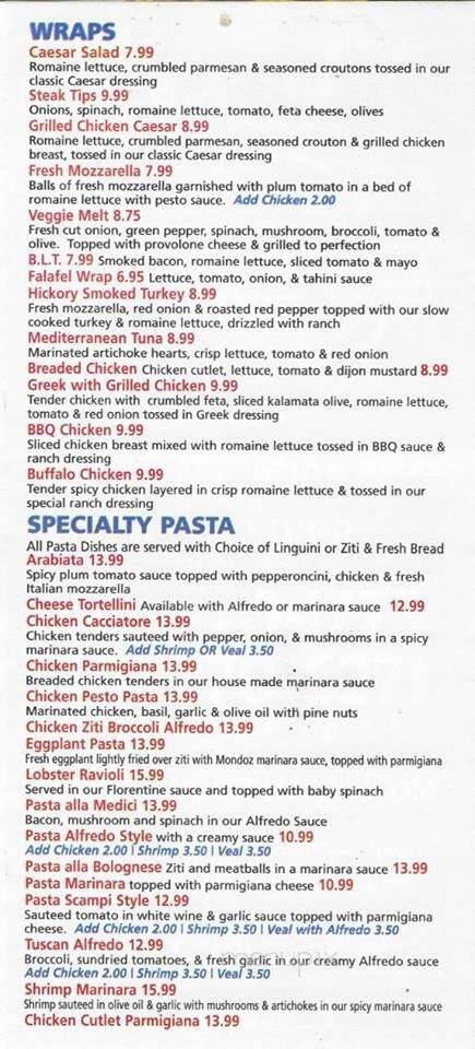 Mondoz Pizzeria - Providence, RI menu_pic