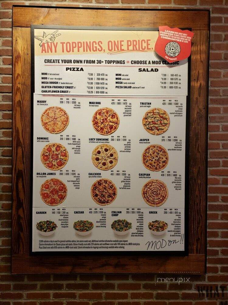 MOD Pizza - Mobile, AL menu_pic