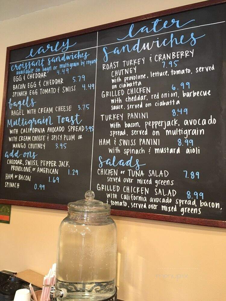 Corner Coffee House - Fairfax, VA menu_pic