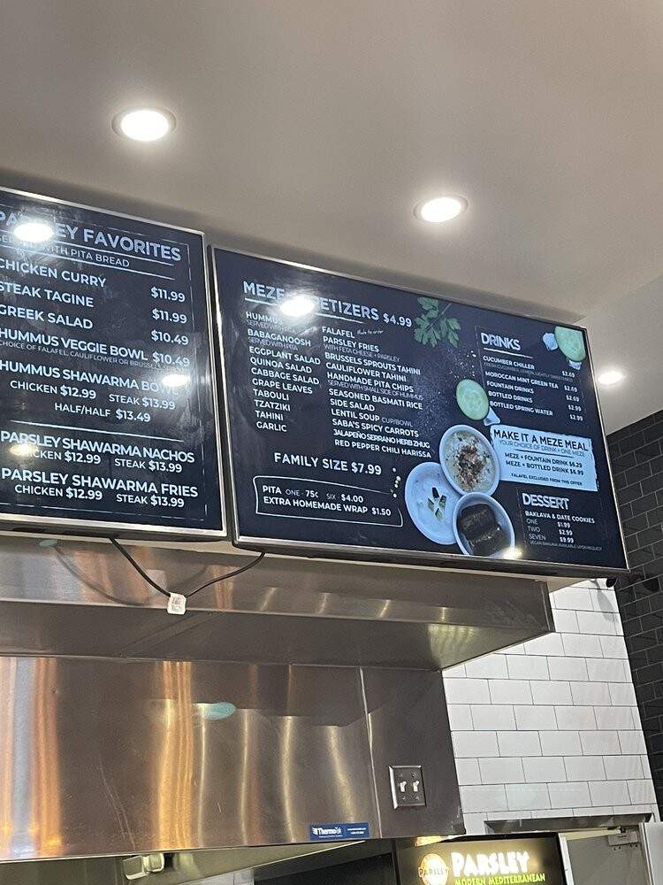 Parsley Modern Mediterranean - Las Vegas, NV menu_pic