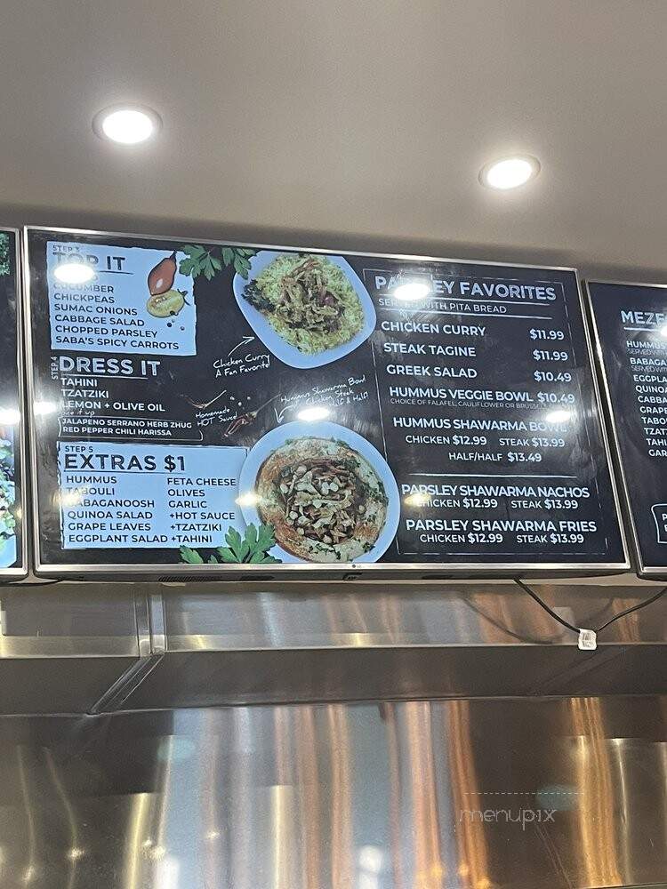 Parsley Modern Mediterranean - Las Vegas, NV menu_pic